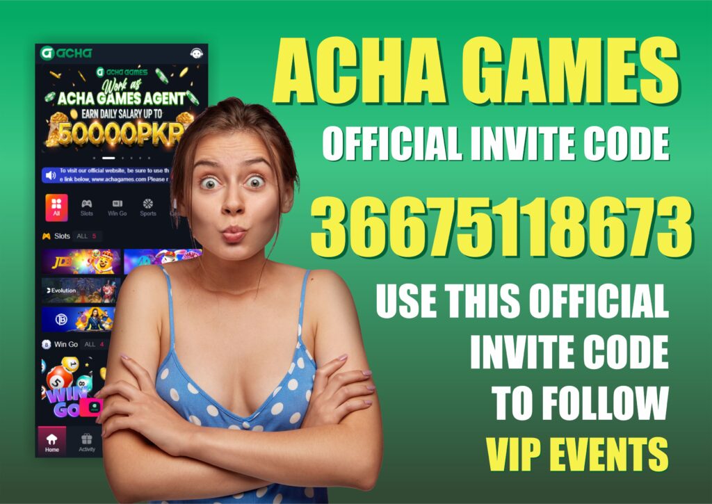acha games invite code